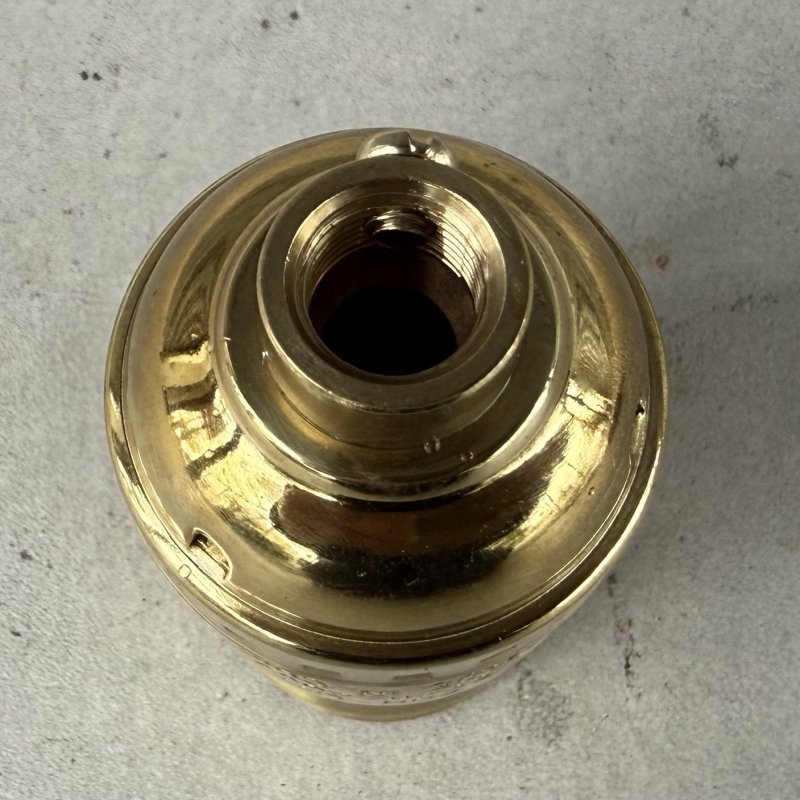 画像3:  LAMP SOCKET キーレス ソケット ランプ ブラス 真鍮 E26 / インダストリアル ライト リペアパーツ 照明 電気 アメリカ USA (2)