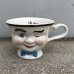 画像1: VINTAGE ANTIQUE BAILEYS CUP ヴィンテージ アンティーク ベイリーズ フェイスカップ / コレクタブル オブジェ ティーカップ マグカップ ノベルティ 陶器 食器 雑貨 G (1)