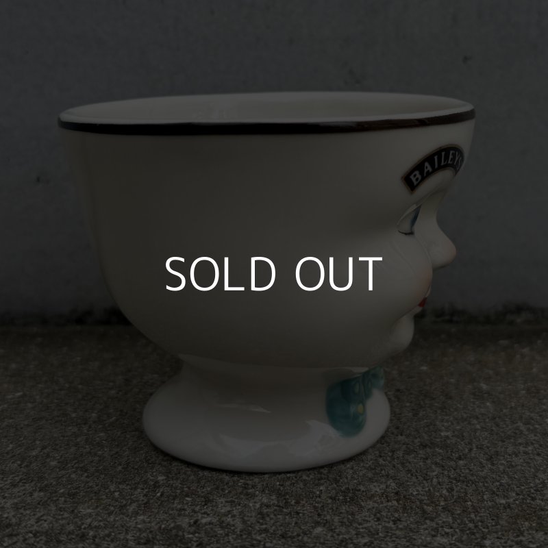 画像3: VINTAGE ANTIQUE BAILEYS SUGAR POT ヴィンテージ アンティーク ベイリーズ フェイスカップ シュガーポット / コレクタブル オブジェ ティーカップ マグカップ ノベルティ 1996年限定 陶器 食器 雑貨 H