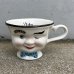 画像1: VINTAGE ANTIQUE BAILEYS CUP ヴィンテージ アンティーク ベイリーズ フェイスカップ / コレクタブル オブジェ ティーカップ マグカップ ノベルティ 陶器 食器 雑貨 I (1)