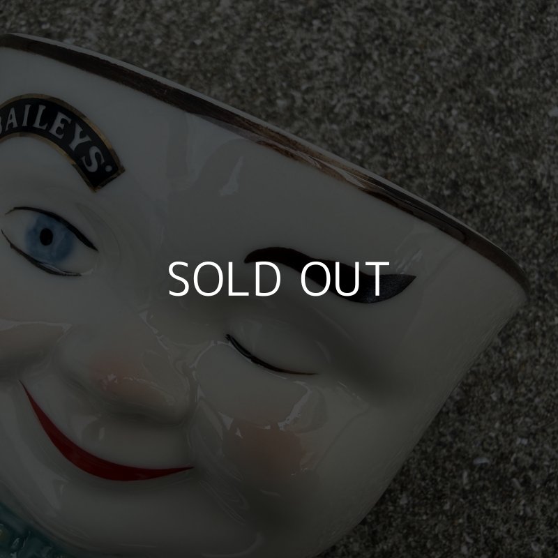 画像7: VINTAGE ANTIQUE BAILEYS SUGAR POT ヴィンテージ アンティーク ベイリーズ フェイスカップ シュガーポット / コレクタブル オブジェ ティーカップ マグカップ ノベルティ 1996年限定 陶器 食器 雑貨 H