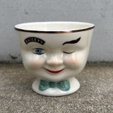 VINTAGE ANTIQUE BAILEYS SUGAR POT ヴィンテージ アンティーク ベイリーズ フェイスカップ シュガーポット / コレクタブル オブジェ ティーカップ マグカップ ノベルティ 1996年限定 陶器 食器 雑貨 H