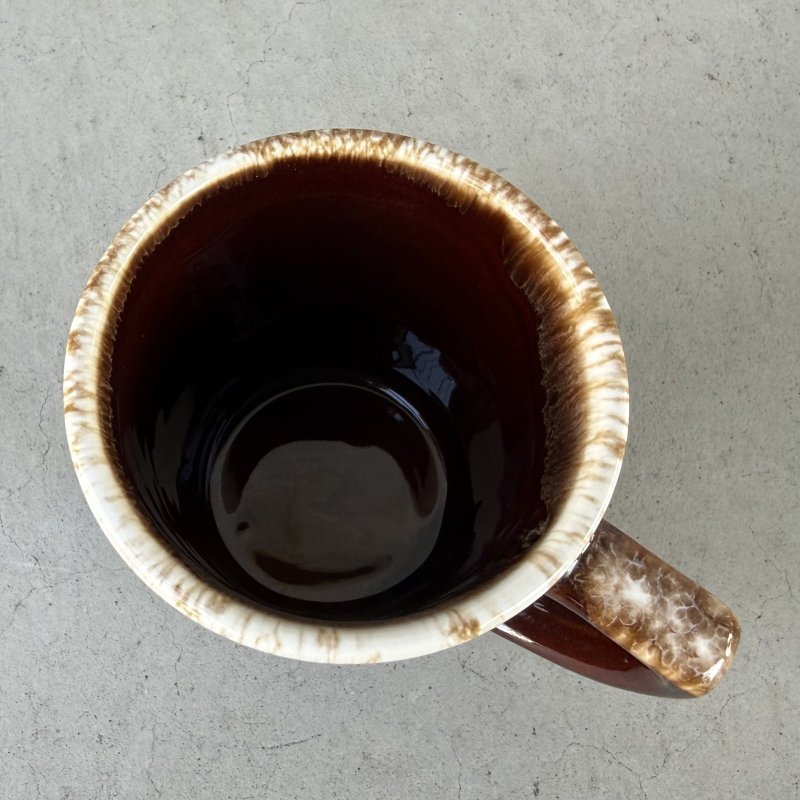 画像5: VINTAGE ANTIQUE MCCOY POTTERY MUGCUP ヴィンテージ アンティーク マッコイ マグカップ コップ 食器 陶器 / コーヒーカップ  ブラウン 茶色 カフェ 喫茶店 店舗什器 アメリカ k