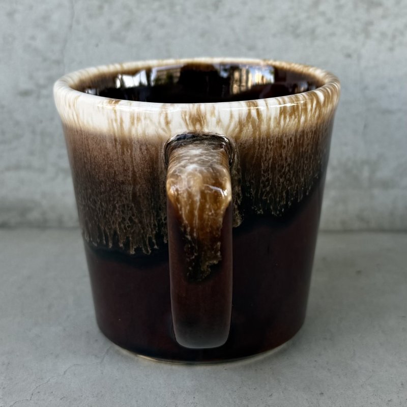 画像3: VINTAGE ANTIQUE MCCOY POTTERY MUGCUP ヴィンテージ アンティーク マッコイ マグカップ コップ 食器 陶器 / コーヒーカップ  ブラウン 茶色 カフェ 喫茶店 店舗什器 アメリカ k