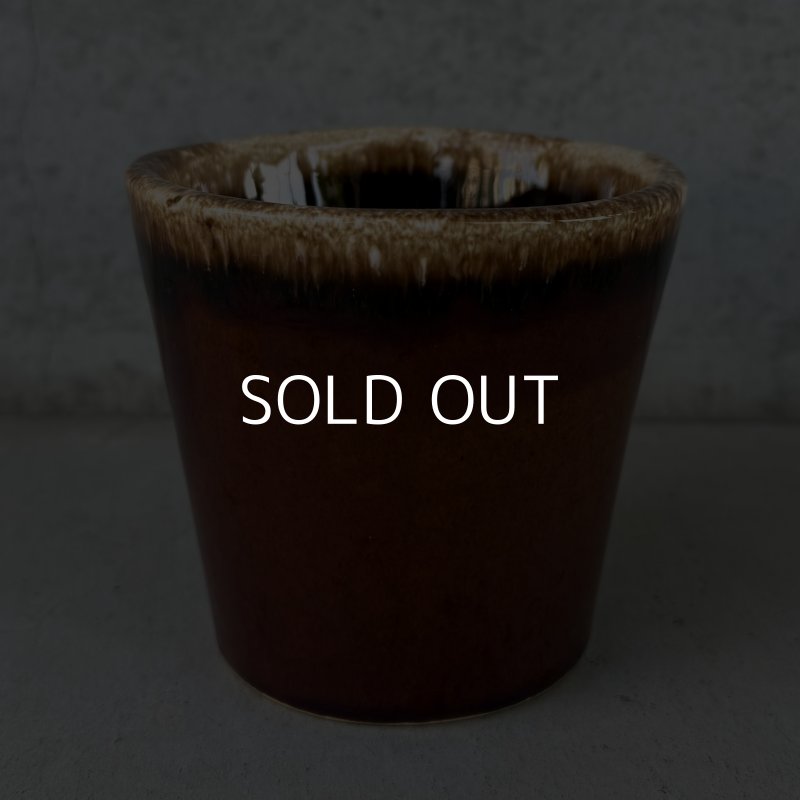 画像4: VINTAGE ANTIQUE HULL POTTERY MUGCUP ヴィンテージ アンティーク ハル マグカップ ブラウンドリップ コップ 食器 陶器 / コーヒーカップ  ブラウン 茶色 カフェ 喫茶店 店舗什器 アメリカ g