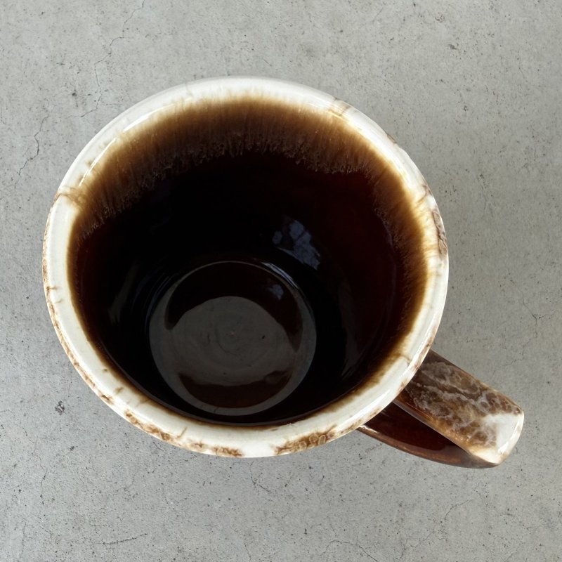画像5: VINTAGE ANTIQUE MCCOY POTTERY MUGCUP ヴィンテージ アンティーク マッコイ マグカップ コップ 食器 陶器 / コーヒーカップ  ブラウン 茶色 カフェ 喫茶店 店舗什器 アメリカ l