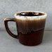画像2: VINTAGE ANTIQUE MCCOY POTTERY MUGCUP ヴィンテージ アンティーク マッコイ マグカップ コップ 食器 陶器 / コーヒーカップ  ブラウン 茶色 カフェ 喫茶店 店舗什器 アメリカ l (2)