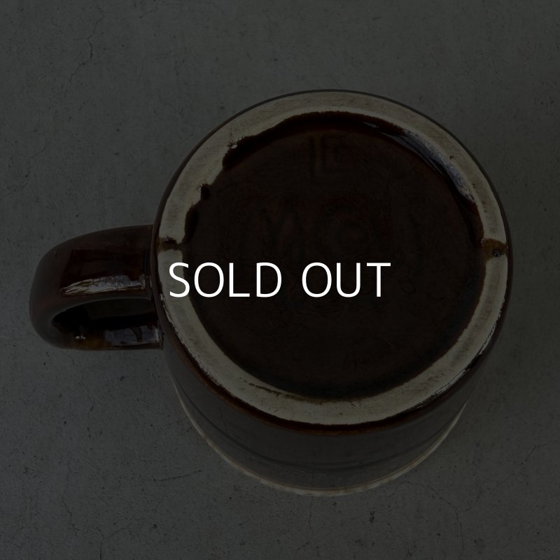 画像6: VINTAGE ANTIQUE MCCOY POTTERY MUGCUP ヴィンテージ アンティーク マッコイ マグカップ コップ 食器 陶器 / コーヒーカップ  ブラウン 茶色 カフェ 喫茶店 店舗什器 アメリカ l