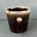 画像3: VINTAGE ANTIQUE MCCOY POTTERY MUGCUP ヴィンテージ アンティーク マッコイ マグカップ コップ 食器 陶器 / コーヒーカップ  ブラウン 茶色 カフェ 喫茶店 店舗什器 アメリカ l (3)