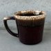 画像2: VINTAGE ANTIQUE MCCOY POTTERY MUGCUP ヴィンテージ アンティーク マッコイ マグカップ コップ 食器 陶器 / コーヒーカップ  ブラウン 茶色 カフェ 喫茶店 店舗什器 アメリカ m (2)