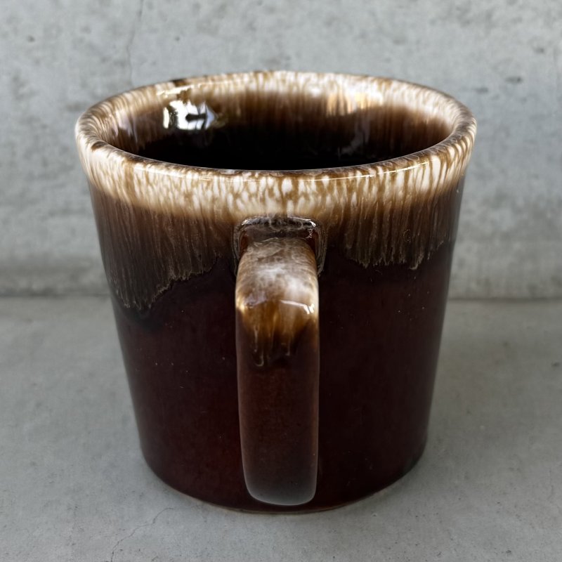 画像3: VINTAGE ANTIQUE MCCOY POTTERY MUGCUP ヴィンテージ アンティーク マッコイ マグカップ コップ 食器 陶器 / コーヒーカップ  ブラウン 茶色 カフェ 喫茶店 店舗什器 アメリカ m