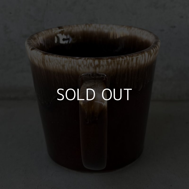 画像3: VINTAGE ANTIQUE MCCOY POTTERY MUGCUP ヴィンテージ アンティーク マッコイ マグカップ コップ 食器 陶器 / コーヒーカップ  ブラウン 茶色 カフェ 喫茶店 店舗什器 アメリカ m