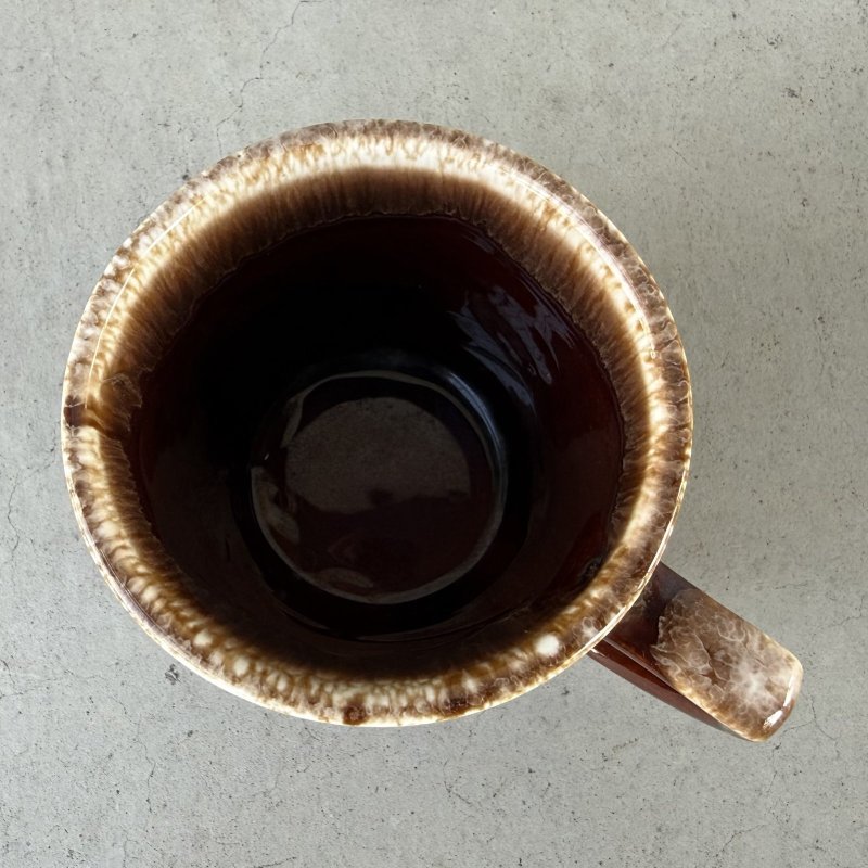 画像5: VINTAGE ANTIQUE MCCOY POTTERY MUGCUP ヴィンテージ アンティーク マッコイ マグカップ コップ 食器 陶器 / コーヒーカップ  ブラウン 茶色 カフェ 喫茶店 店舗什器 アメリカ m