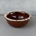 画像1: VINTAGE ANTIQUE HULL BOWL ヴィンテージ アンティーク ボウル ハル 食器 陶器 /  ブラウン 茶色 カフェ 喫茶店 店舗什器 アメリカ C (1)