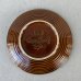 画像2: VINTAGE ANTIQUE HULL PLATE POTTERY ヴィンテージ アンティーク プレート 皿 陶器 食器 / トレー 丸皿 ブラウン 茶色 カフェ 喫茶店 店舗什器 アメリカ D (2)