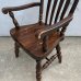 画像9: VINTAGE ANTIQUE ARM CHAIR ヴィンテージ アンティーク アームチェア 椅子 / ダイニングチェア ウッド  家具 木製 店舗 什器 アメリカ (9)