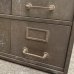 画像9: VINTAGE ANTIQUE CABINET ヴィンテージ アンティーク メタルキャビネット ファイルキャビネット 棚 / インダストリアル 収納 ガレージ パーツ 工具入れ 鉄 店舗什器 工業用 (9)