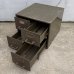 画像5: VINTAGE ANTIQUE CABINET ヴィンテージ アンティーク メタルキャビネット ファイルキャビネット 棚 / インダストリアル 収納 ガレージ パーツ 工具入れ 鉄 店舗什器 工業用 (5)