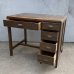 画像6: VINTAGE ANTIQUE DESK ヴィンテージ アンティーク デスク 片袖机 / 学習机 ワークデスク 家具  ウッド 木製 店舗什器 古民家 古道具 うぶだし 日本 (6)