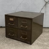 VINTAGE ANTIQUE CABINET ヴィンテージ アンティーク メタルキャビネット ファイルキャビネット 棚 / インダストリアル 収納 ガレージ パーツ 工具入れ 鉄 店舗什器 工業用