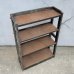 画像5: VINTAGE ANTIQUE SHELF ヴィンテージ アンティーク 本棚 飾り棚 オープンラック シェルフ  / 4段 木製 陳列棚 ディスプレイ 古家具 古道具 古民家 蔵 うぶだし 店舗什器 日本 (5)
