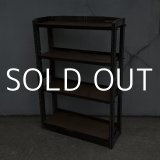 VINTAGE ANTIQUE SHELF ヴィンテージ アンティーク 本棚 飾り棚 オープンラック シェルフ  / 4段 木製 陳列棚 ディスプレイ 古家具 古道具 古民家 蔵 うぶだし 店舗什器 日本