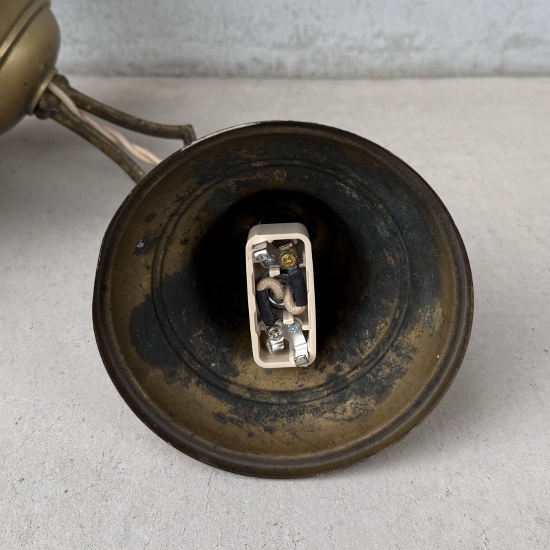 画像9: VINTAGE ANTIQUE LIGHT ヴィンテージ アンティーク シャンデリア 吊り下げライト  照明 / 2灯 ライト ペンダントランプ HUBBELL 天井照明 店舗什器 E26 アメリカ USA (4)