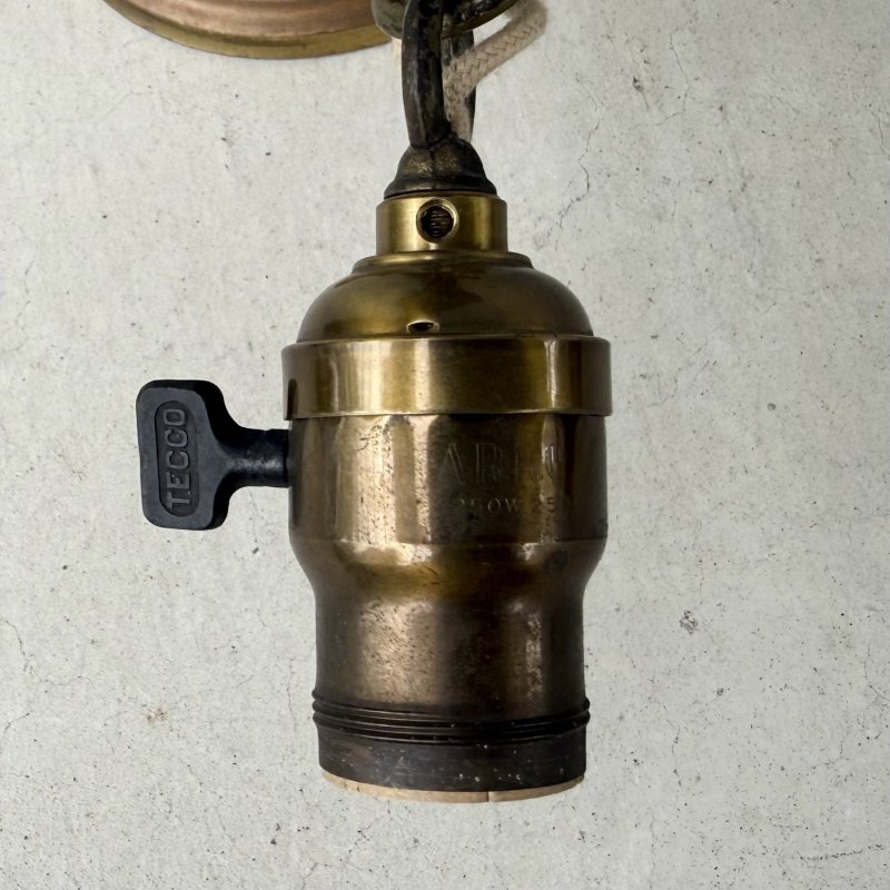 画像5: VINTAGE ANTIQUE LIGHT ヴィンテージ アンティーク シャンデリア 吊り下げライト  照明 / 2灯 ライト ペンダントランプ 天井照明 店舗什器 E26 アメリカ USA (5)