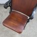 画像6: VINTAGE ANTIQUE THEATER CHAIR ヴィンテージ アンティーク シアターチェア 椅子 / ホールディングチェア 折り畳み椅子 ウッド 木製 家具 映画館 劇場 店舗什器 アメリカ (6)