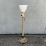 VINTAGE ANTIQUE DESKLAMP ヴィンテージ アンティーク フロアランプ デスクランプ スタンドライト テーブルランプ 卓上ライト 照明  / ミルクガラス コレクタブル E26 店舗什器 アメリカ