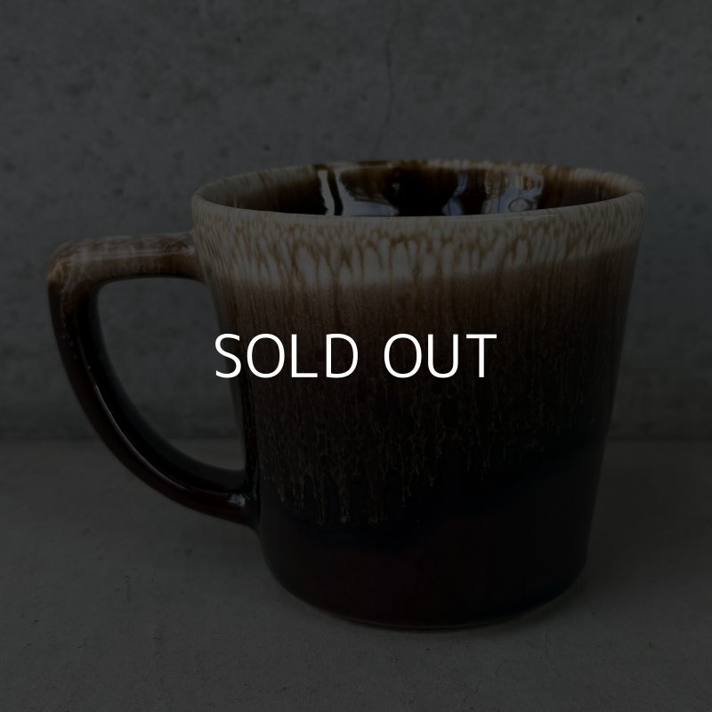 画像2: VINTAGE ANTIQUE MCCOY POTTERY MUGCUP ヴィンテージ アンティーク マッコイ マグカップ コップ 食器 陶器 / コーヒーカップ  ブラウン 茶色 カフェ 喫茶店 店舗什器 アメリカ m