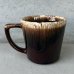 画像2: VINTAGE ANTIQUE MCCOY POTTERY MUGCUP ヴィンテージ アンティーク マッコイ マグカップ コップ 食器 陶器 / コーヒーカップ  ブラウン 茶色 カフェ 喫茶店 店舗什器 アメリカ k (2)
