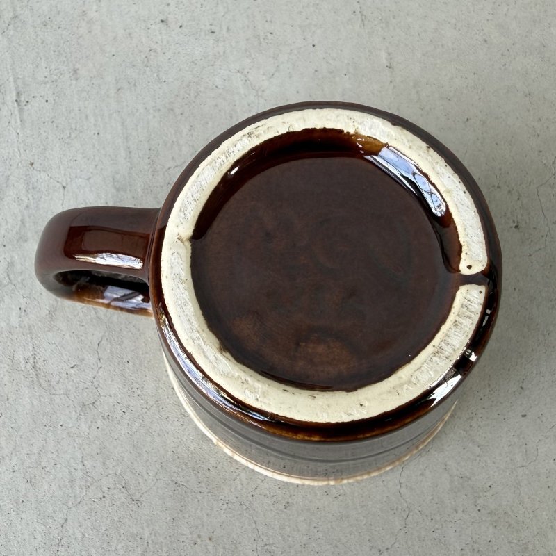 画像6: VINTAGE ANTIQUE MCCOY POTTERY MUGCUP ヴィンテージ アンティーク マッコイ マグカップ コップ 食器 陶器 / コーヒーカップ  ブラウン 茶色 カフェ 喫茶店 店舗什器 アメリカ m
