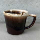 VINTAGE ANTIQUE MCCOY POTTERY MUGCUP ヴィンテージ アンティーク マッコイ マグカップ コップ 食器 陶器 / コーヒーカップ  ブラウン 茶色 カフェ 喫茶店 店舗什器 アメリカ m