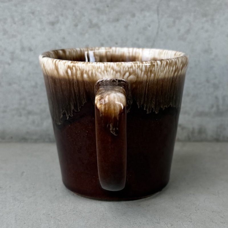 画像3: VINTAGE ANTIQUE MCCOY POTTERY MUGCUP ヴィンテージ アンティーク マッコイ マグカップ コップ 食器 陶器 / コーヒーカップ  ブラウン 茶色 カフェ 喫茶店 店舗什器 アメリカ l