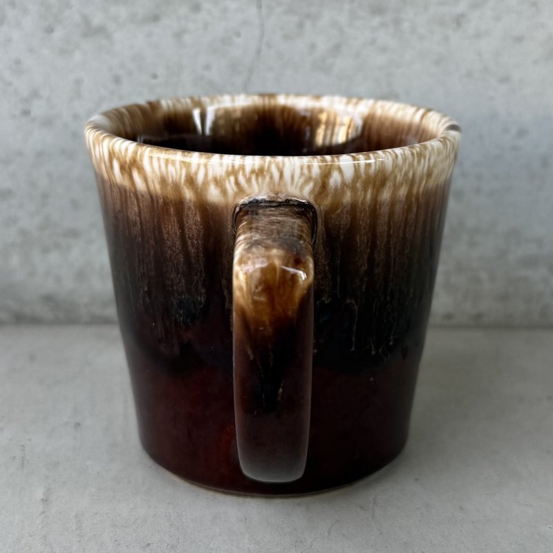 画像3: VINTAGE ANTIQUE MCCOY POTTERY MUGCUP ヴィンテージ アンティーク マッコイ マグカップ コップ 食器 陶器 / コーヒーカップ  ブラウン 茶色 カフェ 喫茶店 店舗什器 アメリカ k
