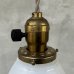 画像5: VINTAGE ANTIQUE LAMP ヴィンテージ アンティーク 吊り下げライト 天井照明 / ライト ランプ ペンダントライト ミルクガラス ガラスシェード E26 店舗什器 アメリカ (5)