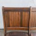 画像9: VINTAGE ANTIQUE CHAIR ヴィンテージ アンティーク 椅子 2シーター 2連 / ホールディングチェア 折り畳み椅子 ウッド 木製 家具 店舗什器 アメリカ (9)