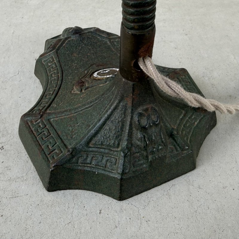 画像6: VINTAGE ANTIQUE DESKLAMP S.ROBERT SCHWARTZ&BRO ヴィンテージ アンティーク デスクランプ スタンドライト 卓上ライト テーブルランプ 照明 / グースネック フクロウ E26 店舗什器 アメリカ