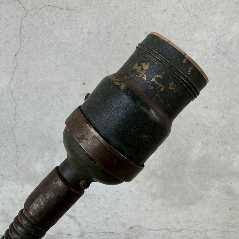 画像10: VINTAGE ANTIQUE DESKLAMP S.ROBERT SCHWARTZ&BRO ヴィンテージ アンティーク デスクランプ スタンドライト 卓上ライト テーブルランプ 照明 / グースネック フクロウ E26 店舗什器 アメリカ