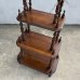 画像7: VINTAGE ANTIQUE BOOKSHELF ヴィンテージ アンティーク 棚 ブックシェルフ オープンシェルフ キャビネット 本棚 / ディスプレイ棚 飾り棚 陳列棚 収納 家具 木製 ブラウン 店舗什器 アメリカ (7)
