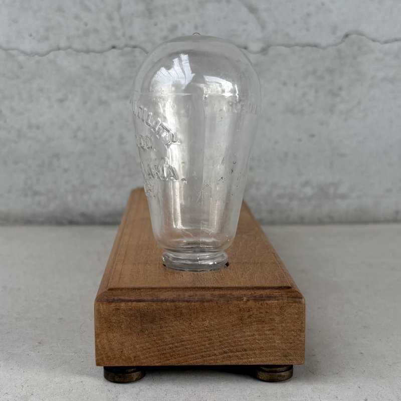 画像4: VINTAGE ANTIQUE CANDY CONTAINER ヴィンテージ アンティーク キャンディーコンテナ キャンディー入れ / コレクタブル 電球型 ガラス インテリア ディスプレイ オブジェ アドバタイジング 企業物 アメリカ