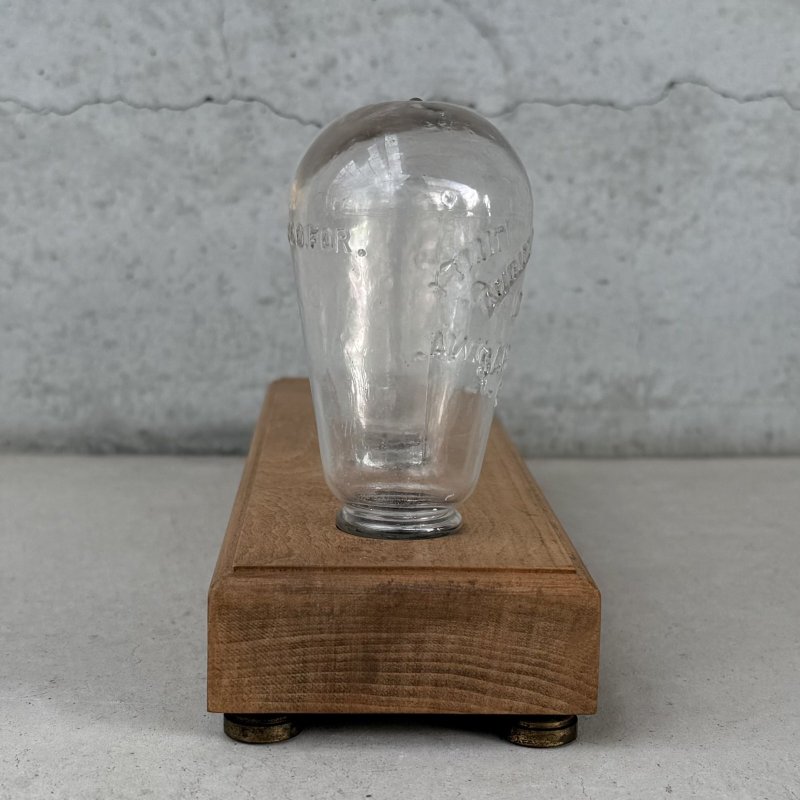 画像3: VINTAGE ANTIQUE CANDY CONTAINER ヴィンテージ アンティーク キャンディーコンテナ キャンディー入れ / コレクタブル 電球型 ガラス インテリア ディスプレイ オブジェ アドバタイジング 企業物 アメリカ