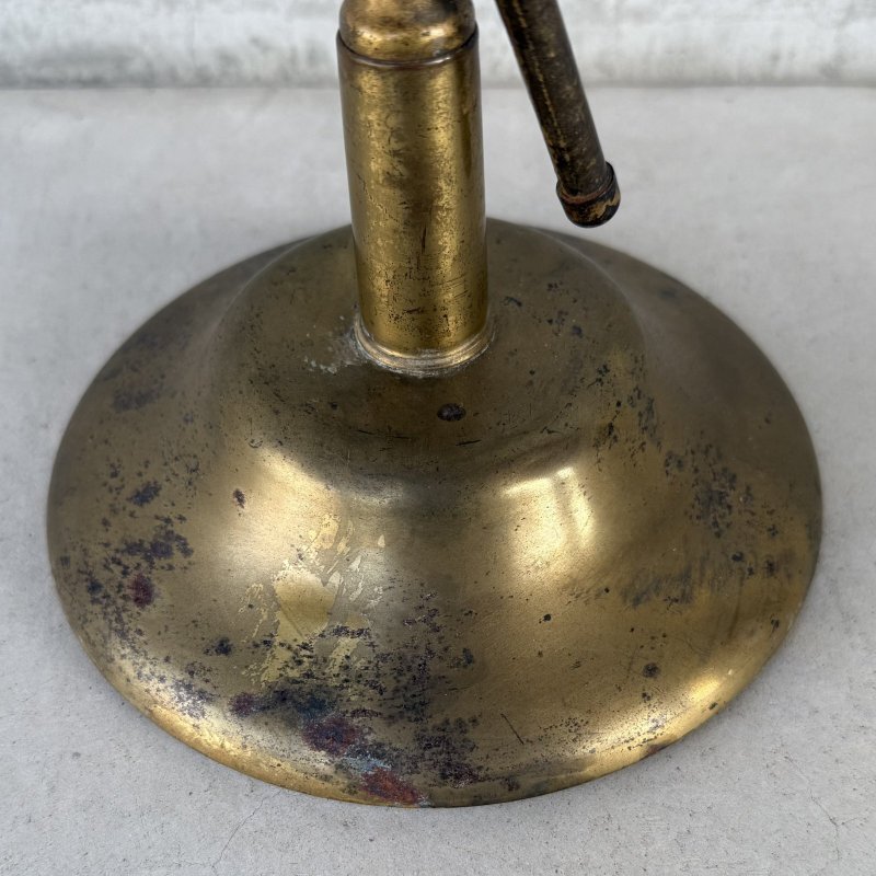 画像12: VINTAGE ANTIQUE DESKLAMP LYHNE リーン ヴィンテージ アンティーク デスクランプ スタンドライト 卓上ライト テーブルランプ 照明 / コレクタブル 作業用ランプ 真鍮 E26 店舗什器 アメリカ