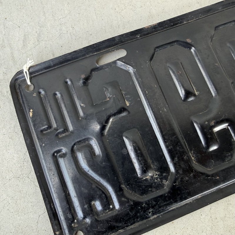 画像8: VINTAGE ANTIQUE LICENSE PLATE ヴィンテージ アンティーク ナンバープレート ライセンスプレート / インダストリアル モーター系 ガレージ ディスプレイ 車 1921年 イリノイ アメリカ