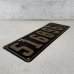画像3: VINTAGE ANTIQUE LICENSE PLATE ヴィンテージ アンティーク ナンバープレート ライセンスプレート / インダストリアル モーター系 ガレージ ディスプレイ 車 1921年 イリノイ アメリカ (3)