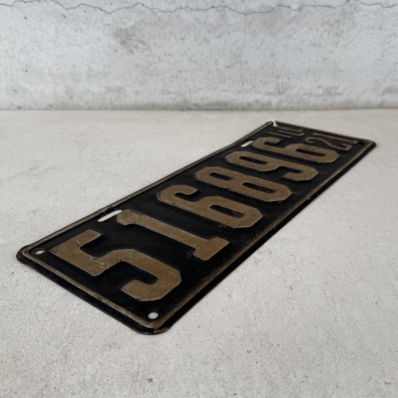 画像3: VINTAGE ANTIQUE LICENSE PLATE ヴィンテージ アンティーク ナンバープレート ライセンスプレート / インダストリアル モーター系 ガレージ ディスプレイ 車 1921年 イリノイ アメリカ