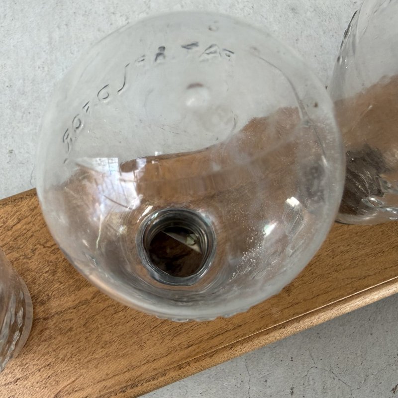 画像9: VINTAGE ANTIQUE CANDY CONTAINER ヴィンテージ アンティーク キャンディーコンテナ キャンディー入れ / コレクタブル 電球型 ガラス インテリア ディスプレイ オブジェ アドバタイジング 企業物 アメリカ