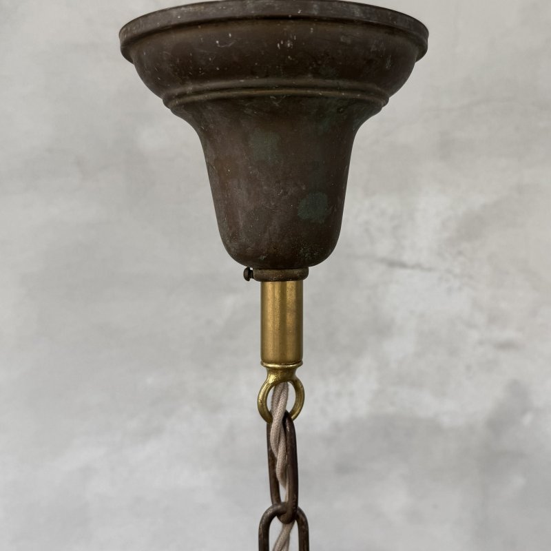 画像7: VINTAGE ANTIQUE LIGHT ヴィンテージ アンティーク シャンデリア パンライト 吊り下げライト  天井照明 / 5灯 ライト ペンダントランプ 真鍮 店舗什器 E26 アメリカ USA