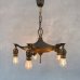 画像9: VINTAGE ANTIQUE LIGHT ヴィンテージ アンティーク シャンデリア パンライト 吊り下げライト  天井照明 / 5灯 ライト ペンダントランプ 真鍮 店舗什器 E26 アメリカ USA (9)